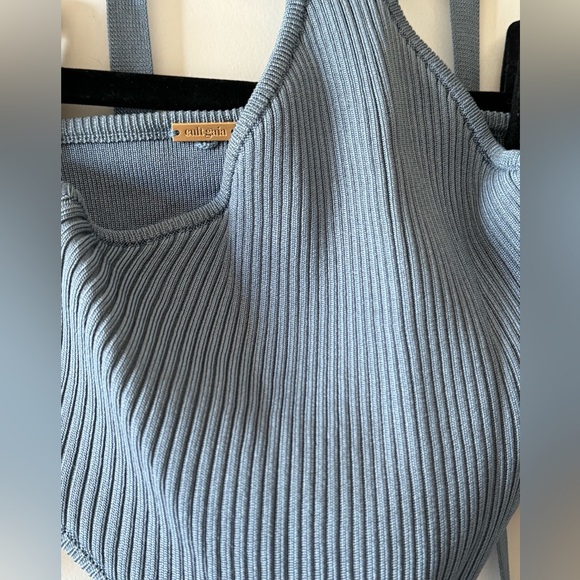 Cult Gaia Cameron Knit Midi Dress in Blue size XS - Picture 8 of 9